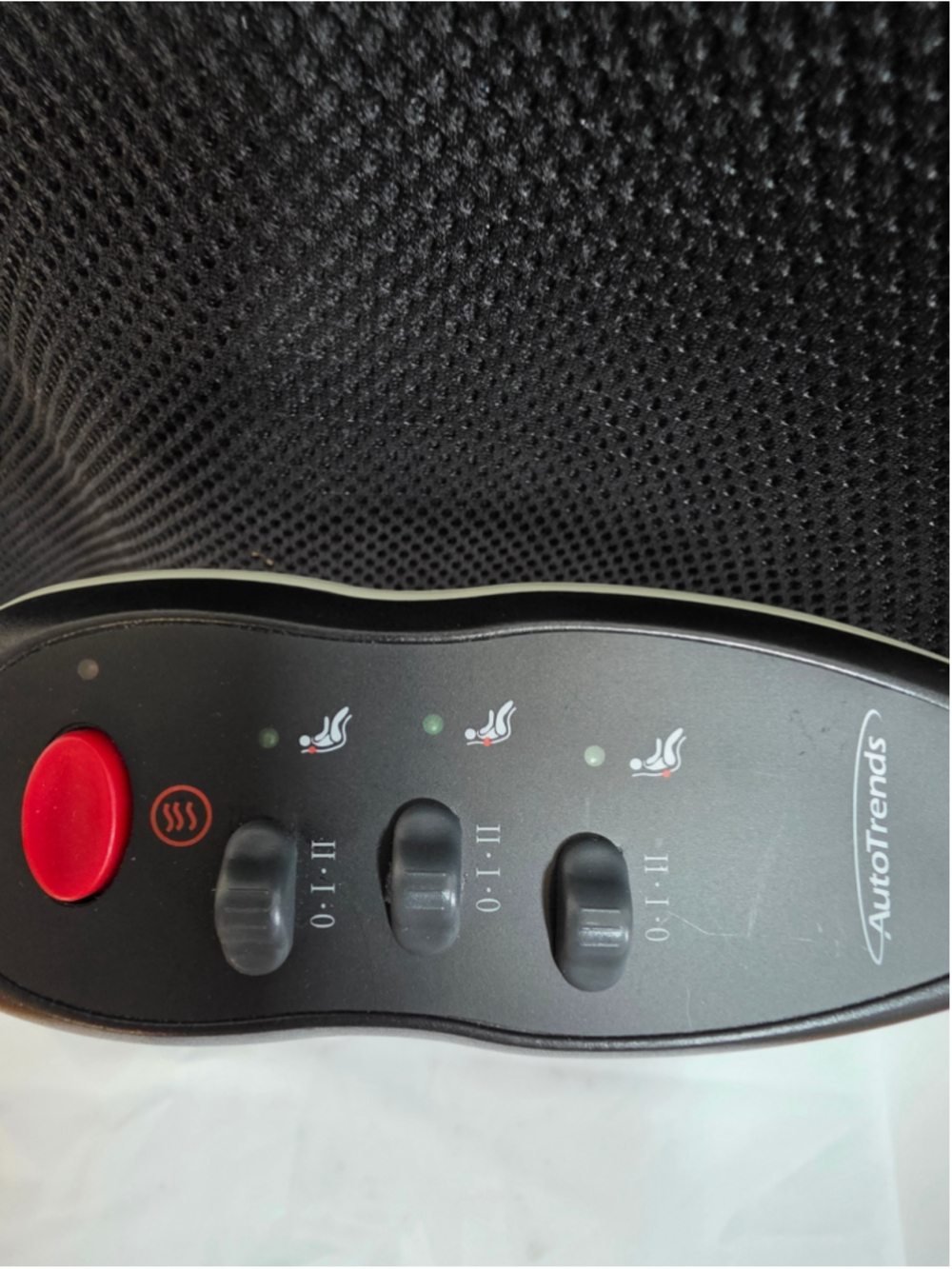 Massage Heated Seat Cushion Cover One Size Black - Picture 2 of 4